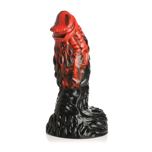 Creature Cocks Vulcan Silicone Dildo Black/Red