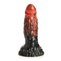 Creature Cocks Vulcan Silicone Dildo Black/Red