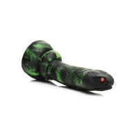 Creature Cocks Python Silicone Dildo Black/Green