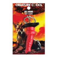 Creature Cocks Hell-Hound Silicone Key Chain Red