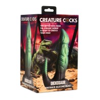 Creature Cocks Dickosaur Dinosaur Silicone Dildo Black Teal