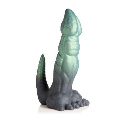 Creature Cocks Dickosaur Dinosaur Silicone Dildo Black Teal