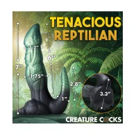 Creature Cocks Dickosaur Dinosaur Silicone Dildo Black Teal