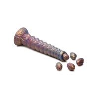 Dildo de Silicona Ovipositor Tentáculo Deep Invader Creature Cocks con Huevos - Multicolor