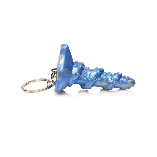 Creature Cocks Lord Kraken Silicone Key Chain Blue