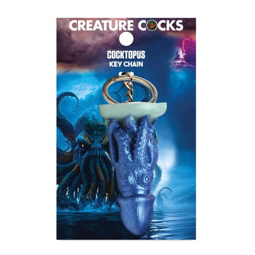 Creature Cocks Cocktopus Silicone Key Chain Multi Color