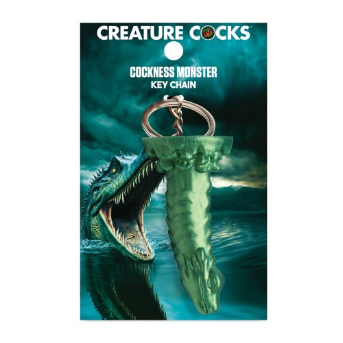 Creature Cocks Cockness Monster Keychain Multi Color