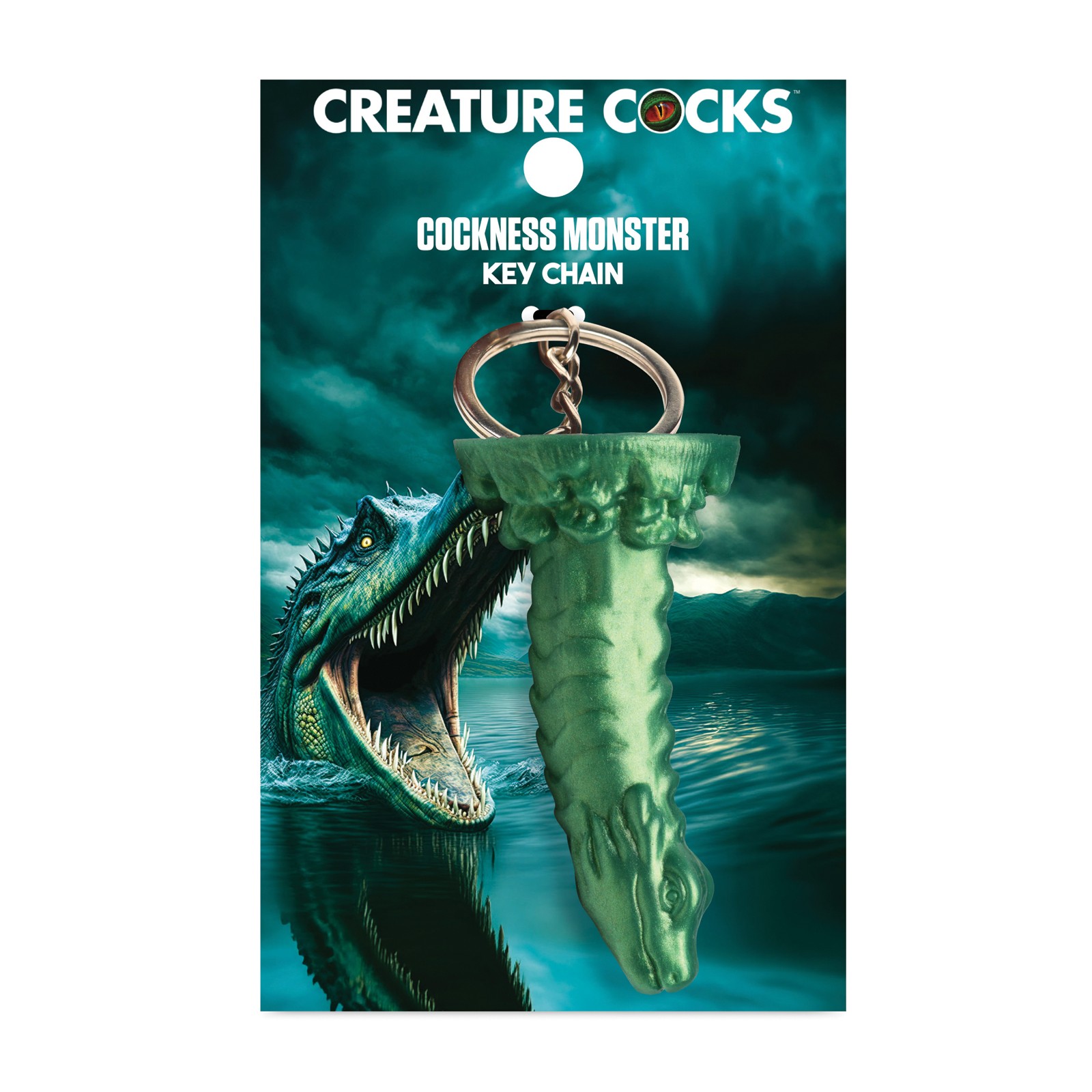 Creature Cocks Cockness Monster Keychain Multi Color