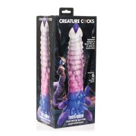 Dildo de Silicona Creature Cocks Tenta-Queen Ovipositor con Huevos Multicolor