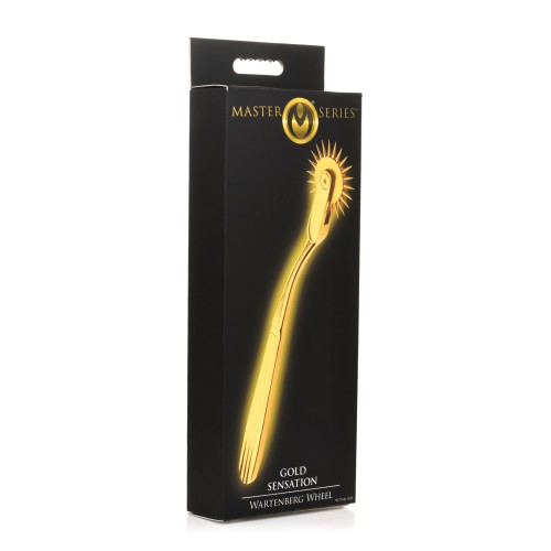 Rueda Wartenberg Dorada para Juego de Sensaciones