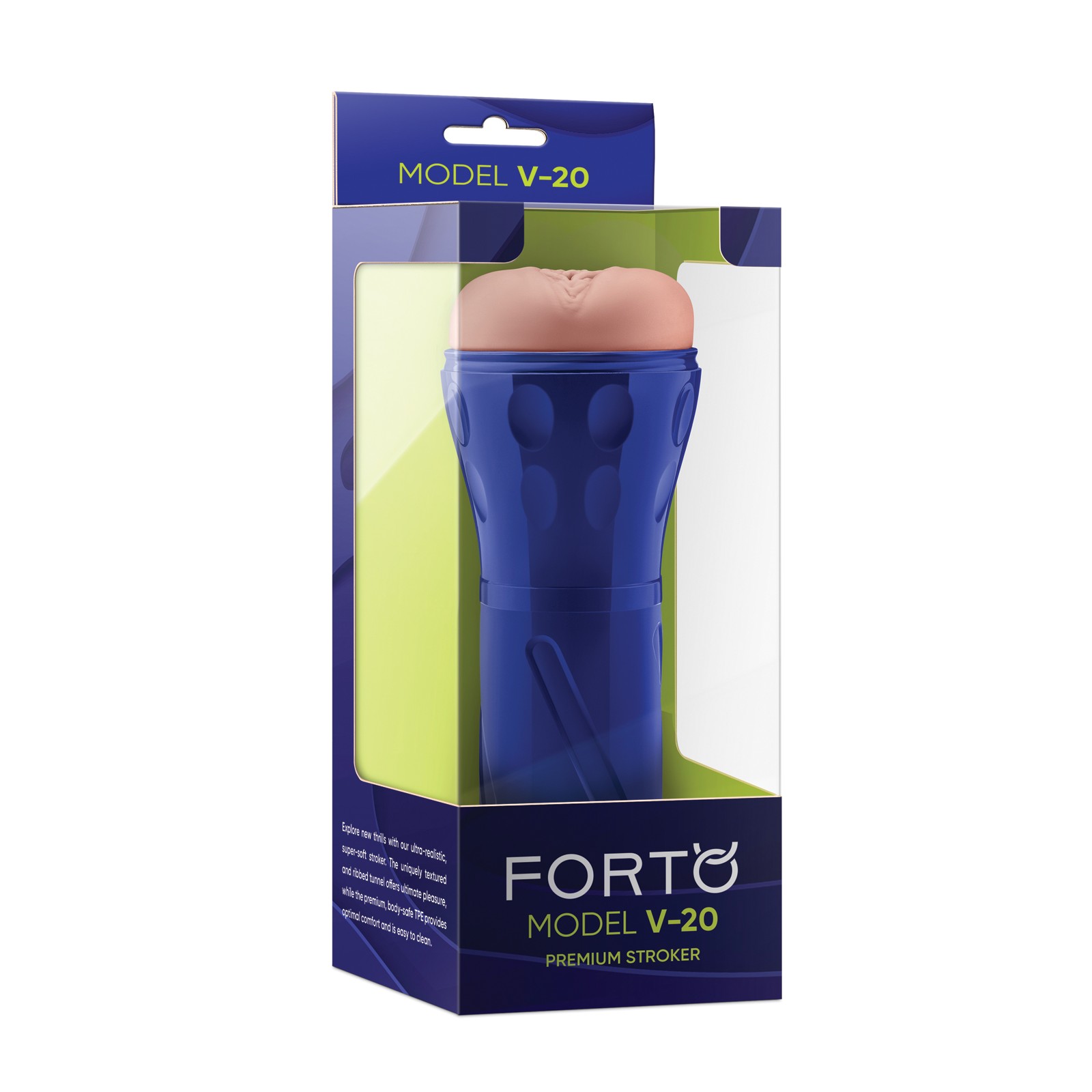 Forto Model V-20 Hard-Side Vagina Masturbator Light