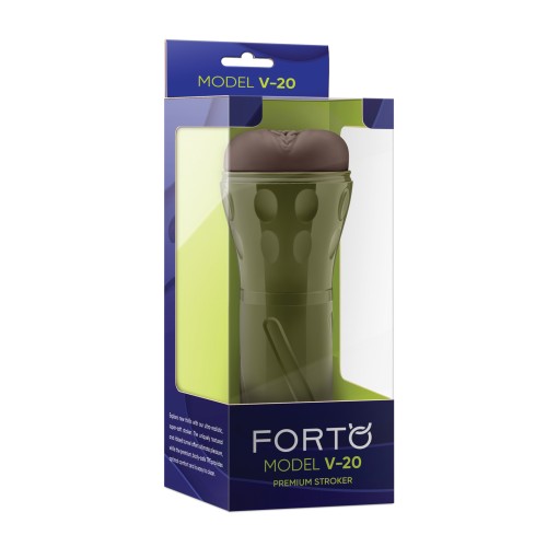 Forto Model V-20 Realistic Masturbator Dark