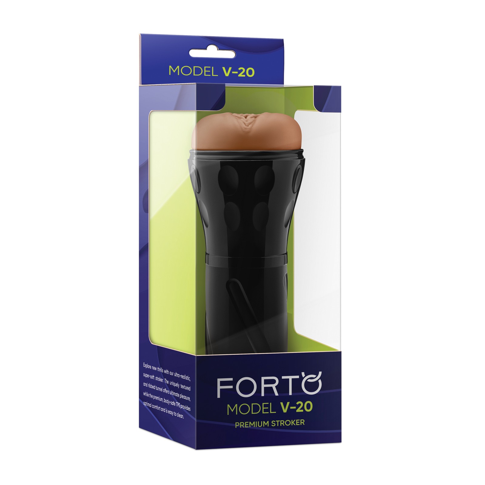 Forto Model V-20 Vagina Masturbator Tan