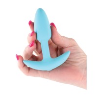 Techno Trance App Controlled Anal Plug - Blue