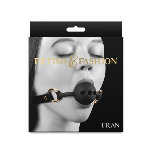 Fetish Fashion Fran Ball Gag Negro