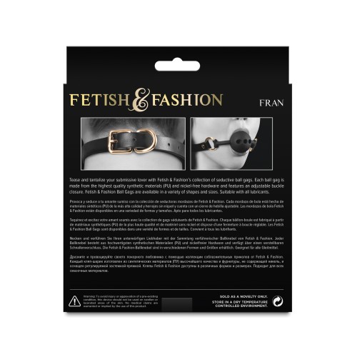 Fetish Fashion Fran Ball Gag Black