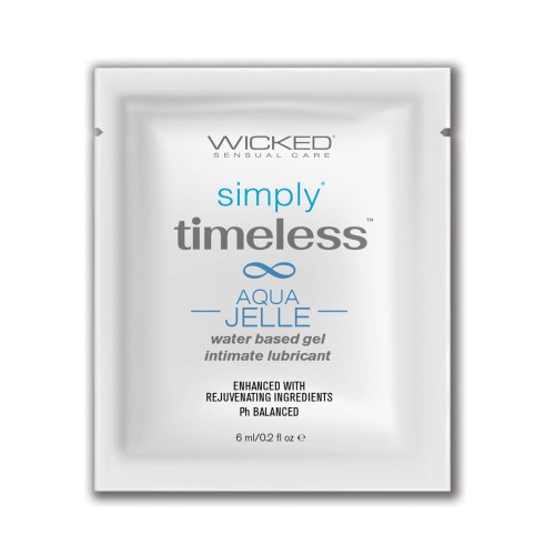 Wicked Sensual Care Simply Timeless Jelle Water Based Lubricant - .2 oz