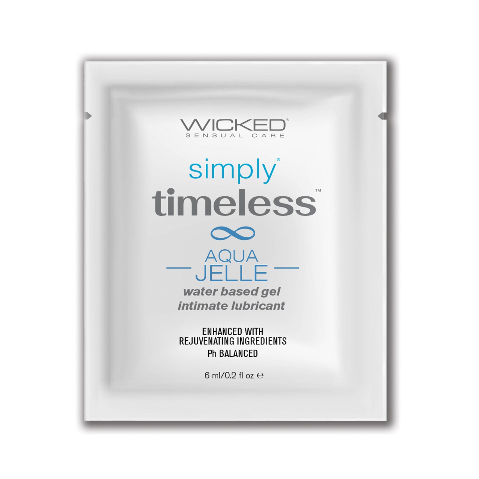 Wicked Sensual Care Simply Timeless Jelle Water Based Lubricant - .2 oz