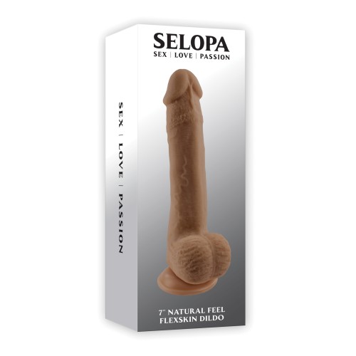 Dildo Selopa Natural Feel 7" Oscuro