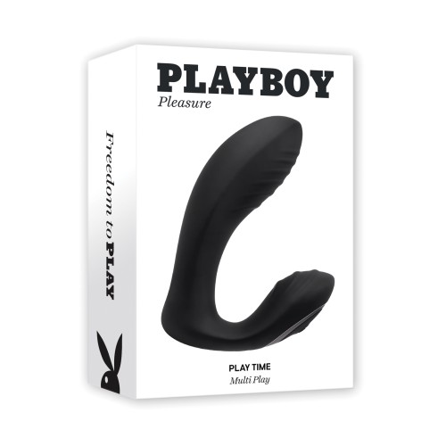 Vibrador Playboy Pleasure Playtime G-Spot P-Spot Negro