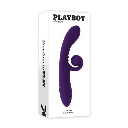 Playboy Pleasure Curlicue Rabbit Vibrator