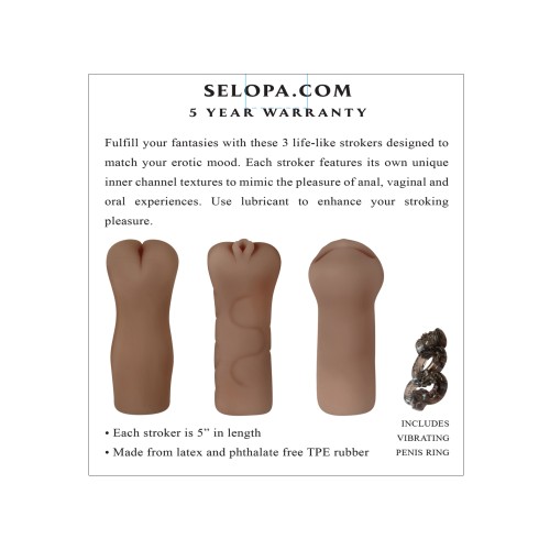 Selopa Party Pack Strokers - Dark