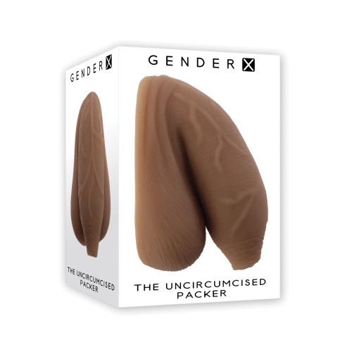 Gender X The Uncircumcised Packer Dark for Realistic Feel