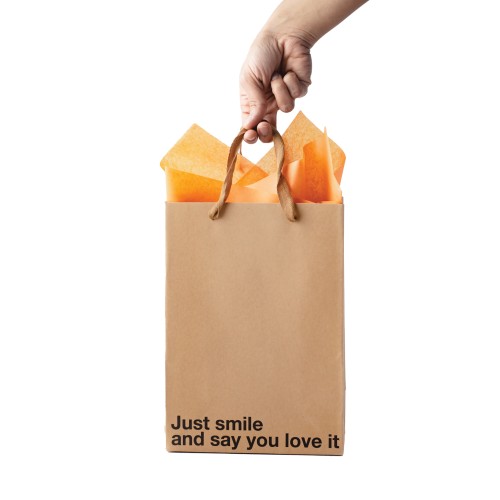 Just Smile and Say You Love It Snarky Gift Bag Pack of 3