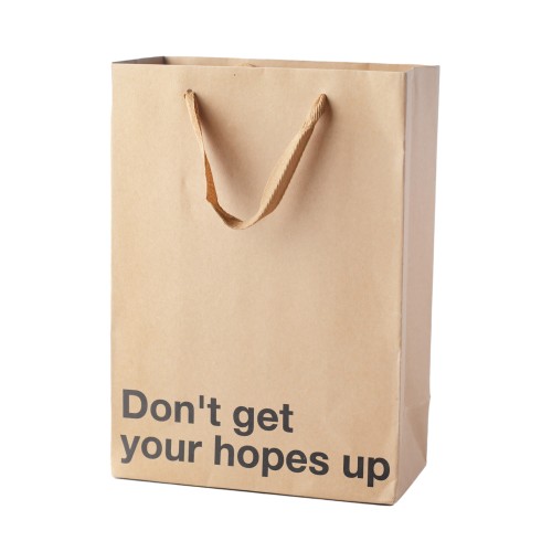 Don't Get Your Hopes Up Gift Bag Pack of 3