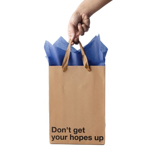 Don't Get Your Hopes Up Gift Bag Pack of 3