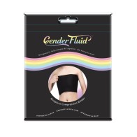 Gender Fluid Strapless Chest Binder M Black