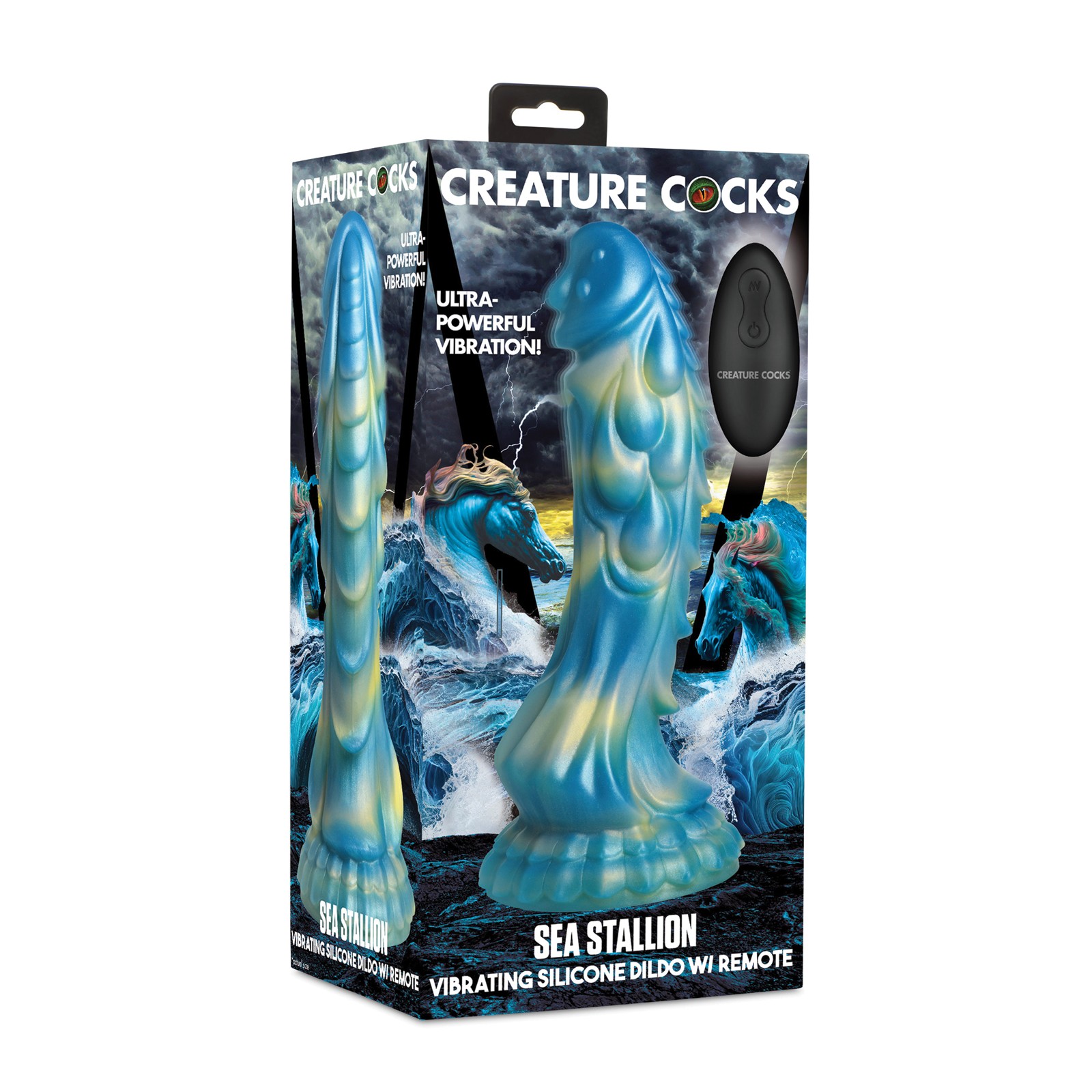 Creature Cocks Sea Stallion Vibrating Dildo Remote