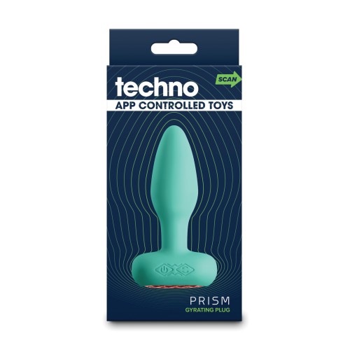 Plug Anal Vibrante Controlado por App Techno Verde