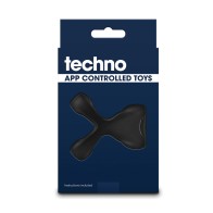 Techno Strobe App Controlled Vibrating Cock Ring for Modern Pleasure