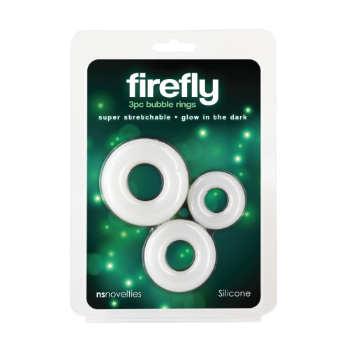 Firefly Glow Cock Rings White