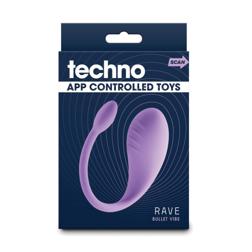 Techno Rave App-Controlled Kegel Vibrator