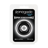 Renegade Fireman Cock Ring - Small Black