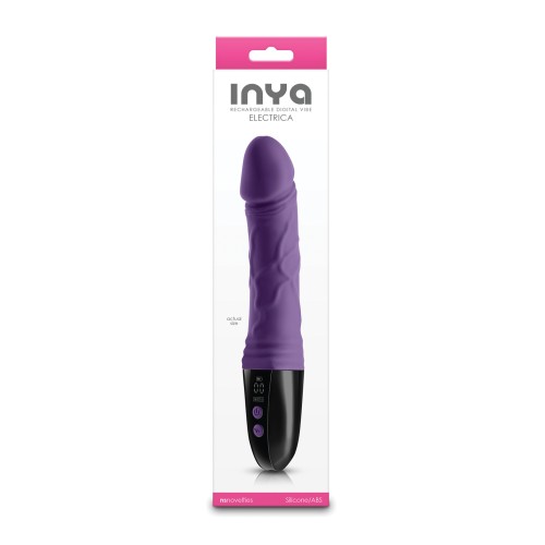 INYA Electrica Vibrador Digital Fálico Púrpura