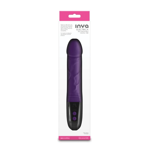 INYA Electrica Vibrador Digital Fálico Púrpura