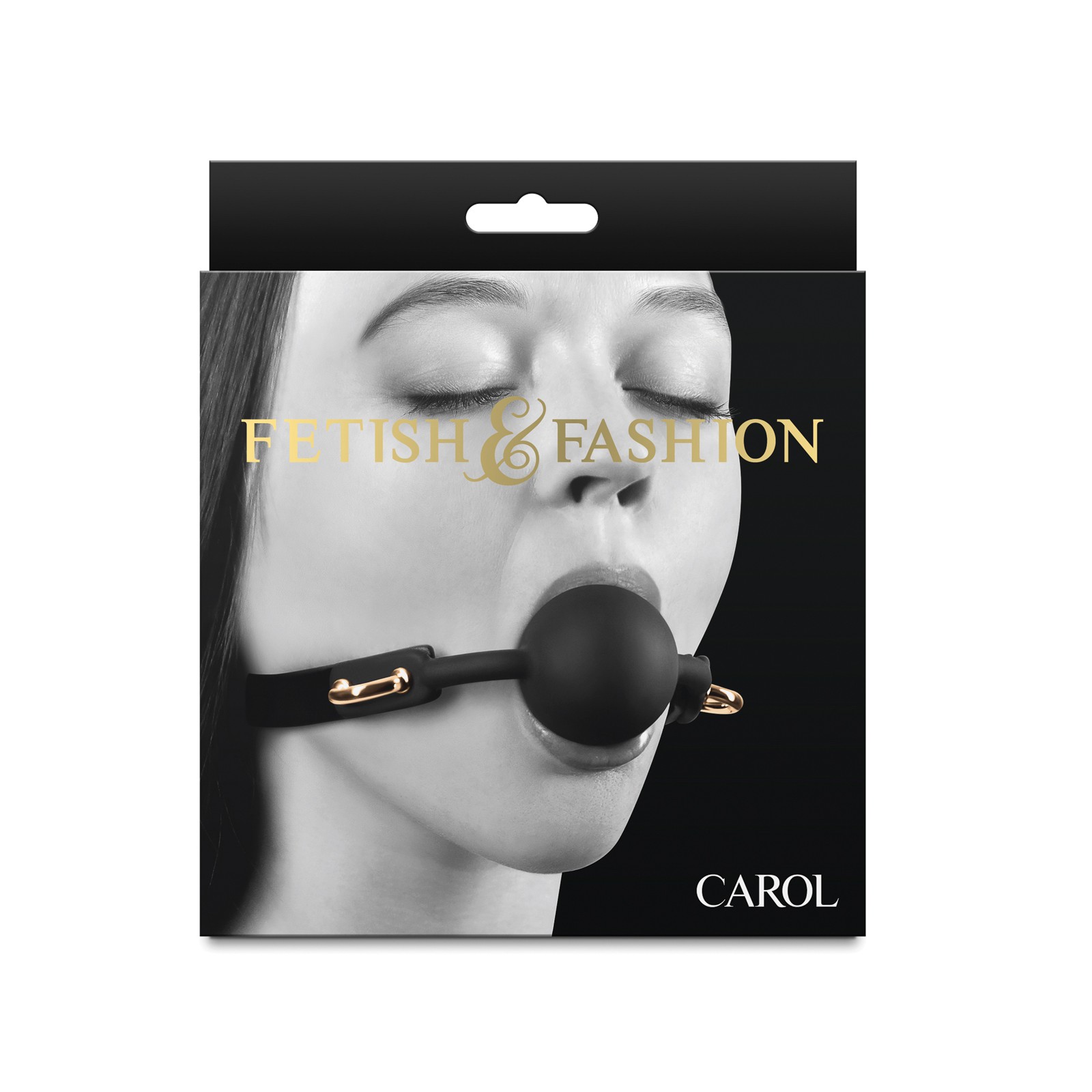 Fetish and Fashion Carol Ball Gag Black