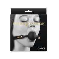 Fetish and Fashion Carol Ball Gag Black