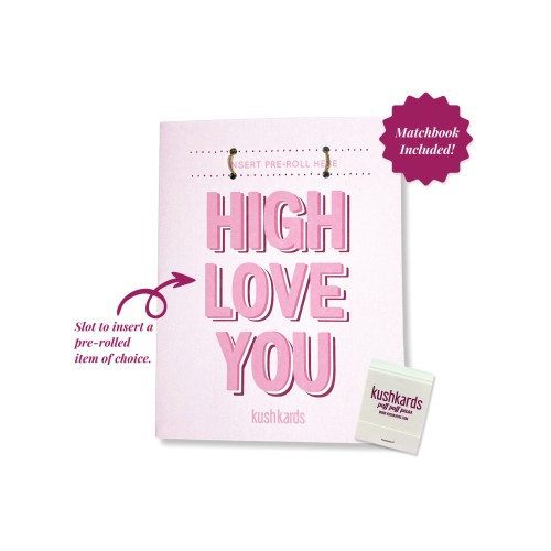 High Love You Greeting Card - Perfect for Every Occasion