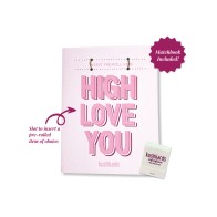 High Love You Greeting Card - Perfect for Every Occasion