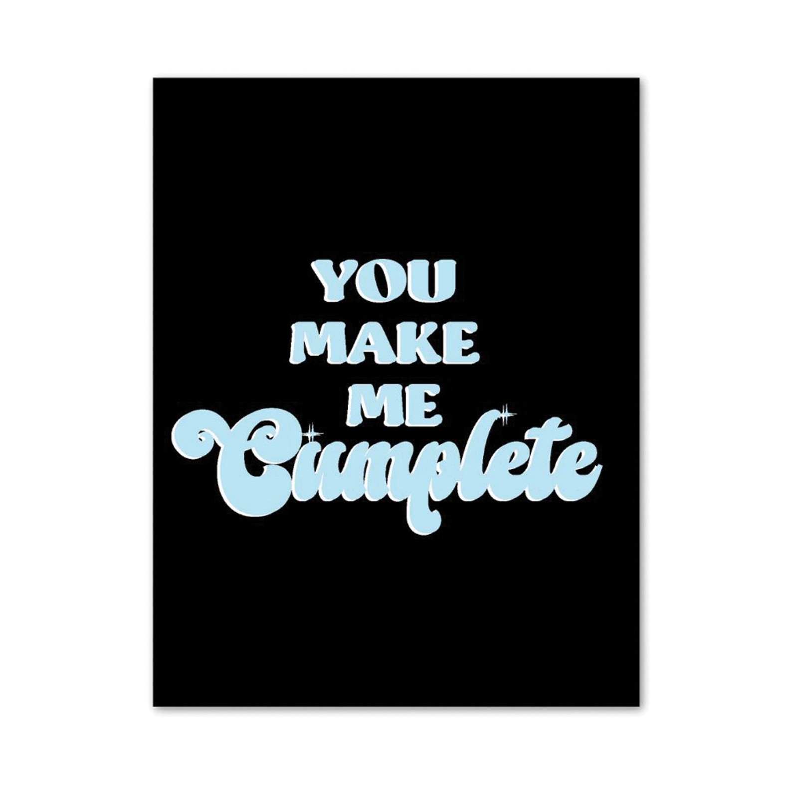 Cumplete Greeting Card - Romantic Fun