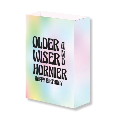 Cheeky Older Wiser Birthday Gift Bag