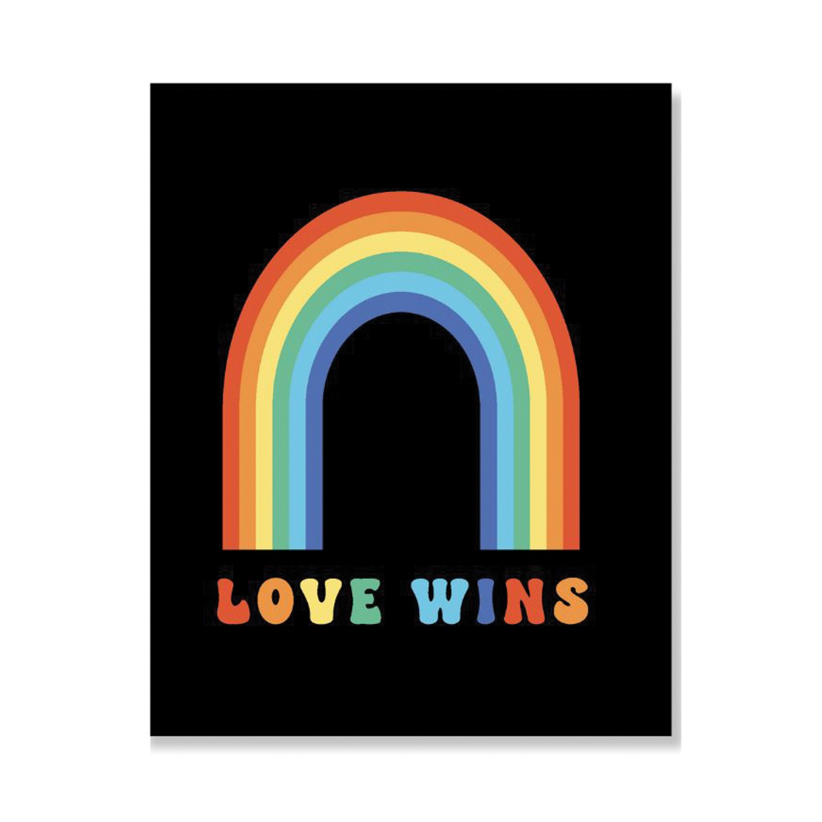 Tarjeta de Felicitación Ecológica Love Wins