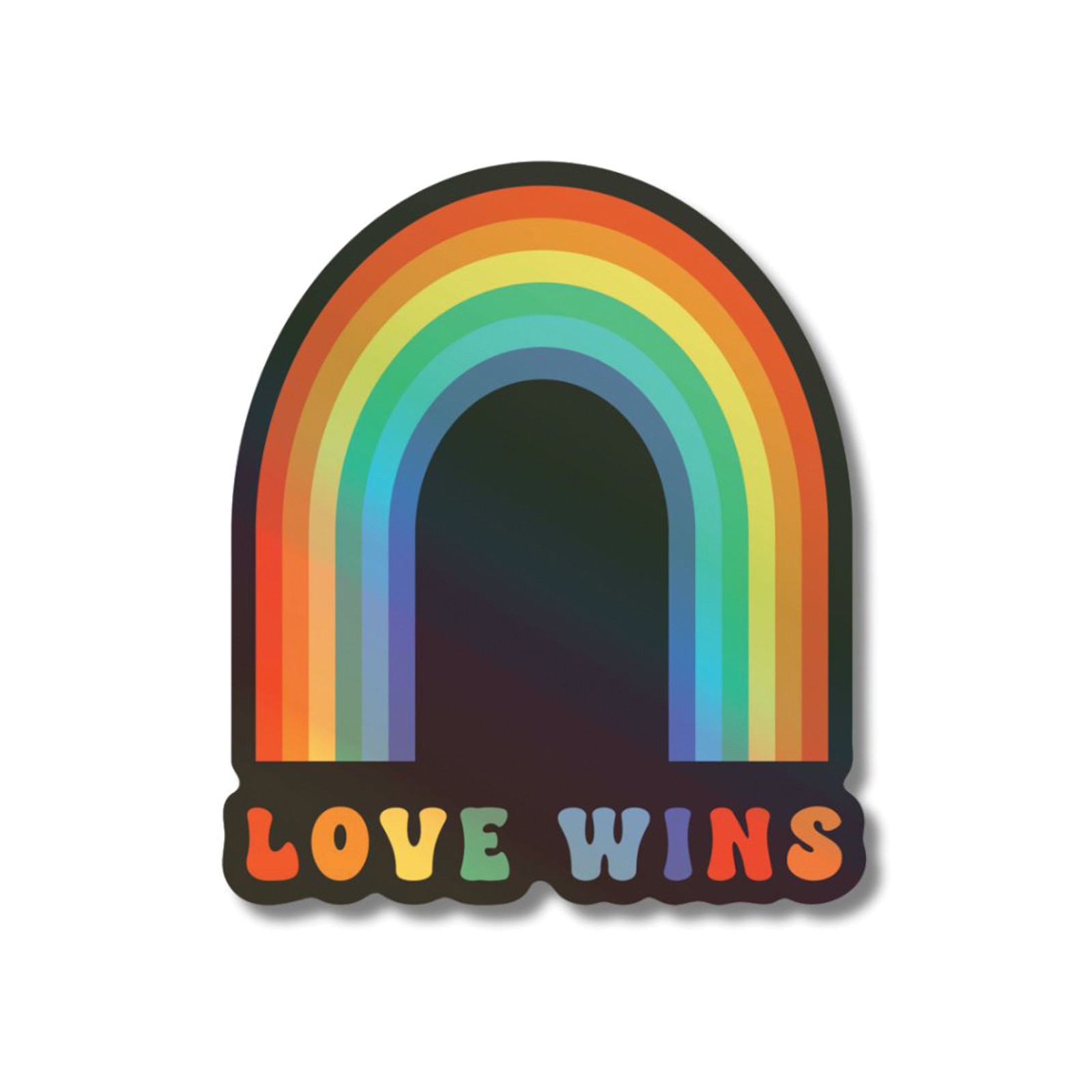 Pack de Stickers Holográficos Love Wins