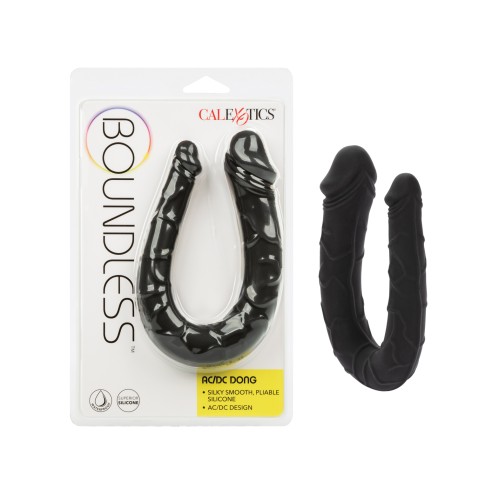 Boundless AC/DC Silicone Double Dong - Black