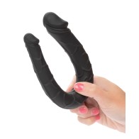 Dildo Doble AC/DC de Silicona - Negro