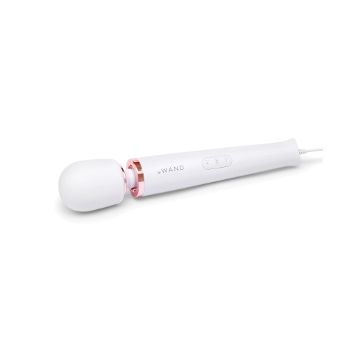 Le Wand Plug-In Vibrating Massager in White